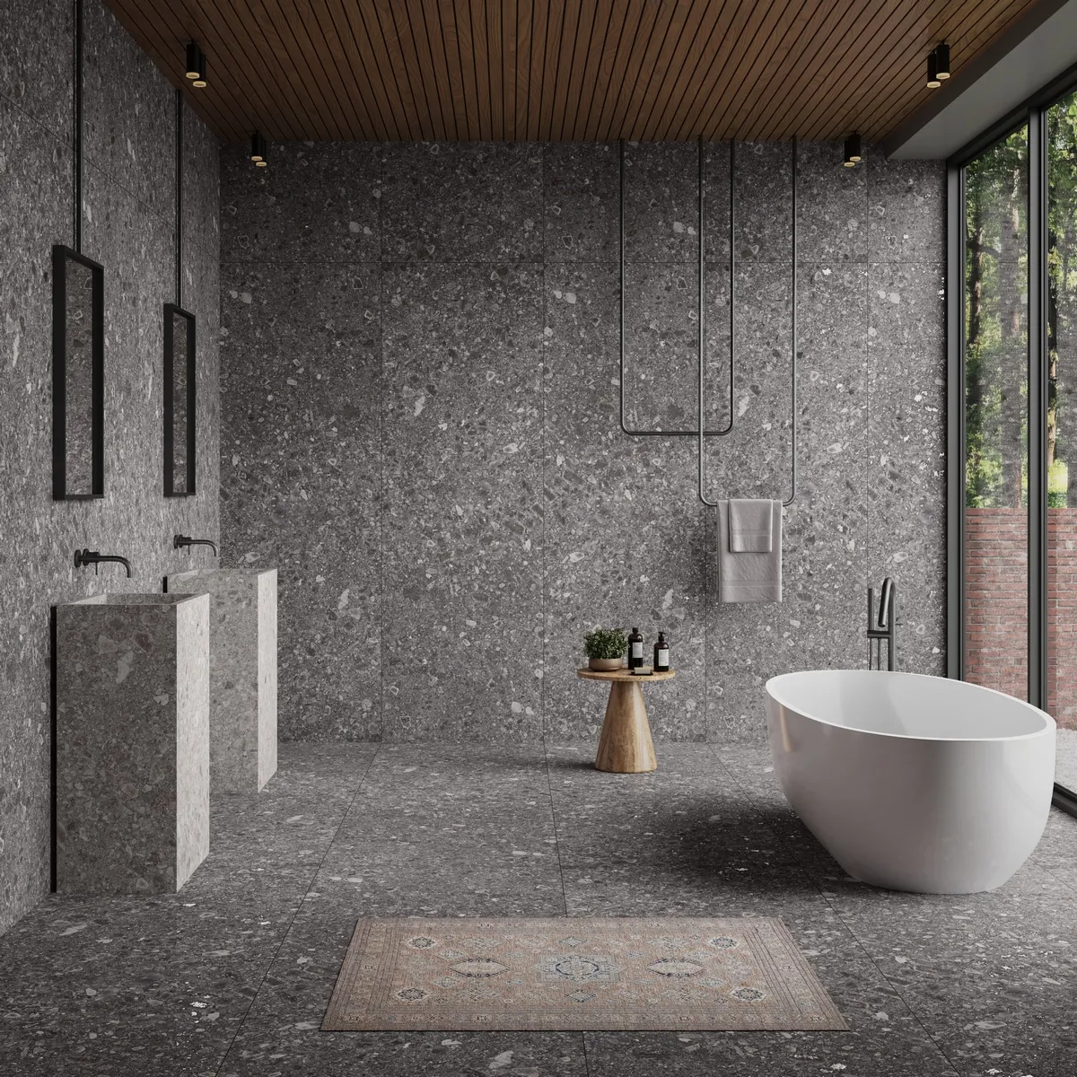 Керамогранит Orion Nero Motto