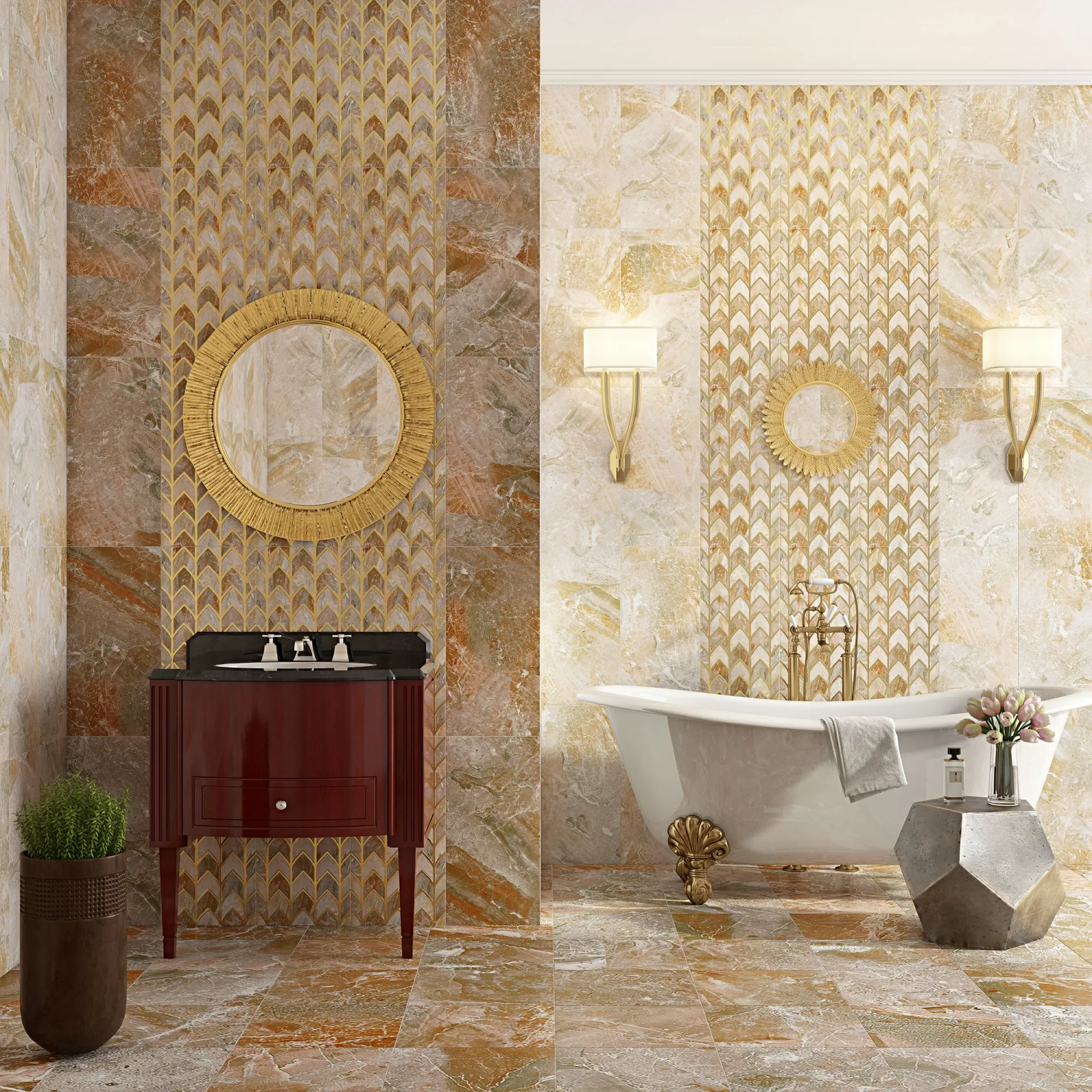 Керамическая плитка Лия Нефрит Керамика