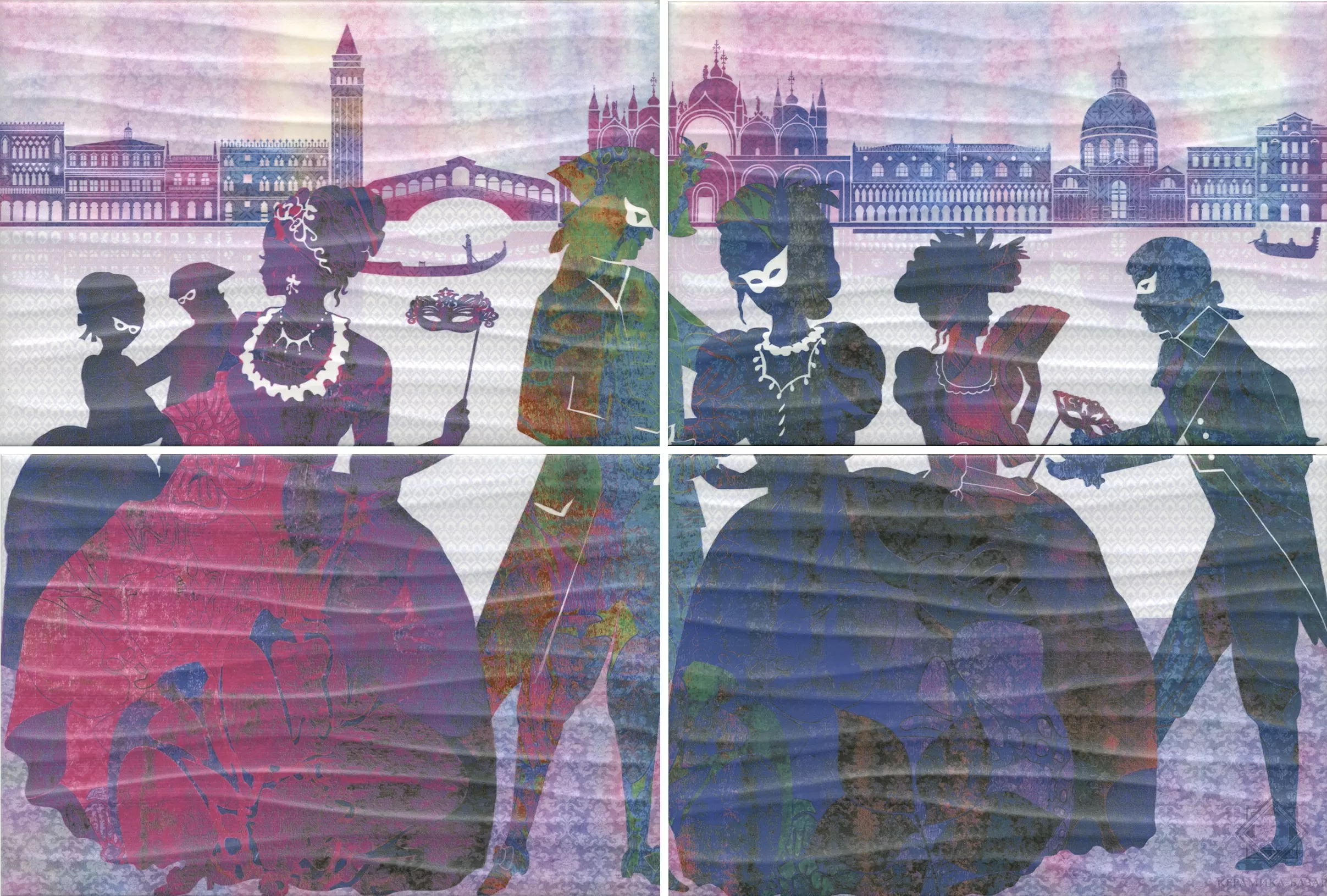 Керамическая плитка Карнавал в Венеции Kerama Marazzi