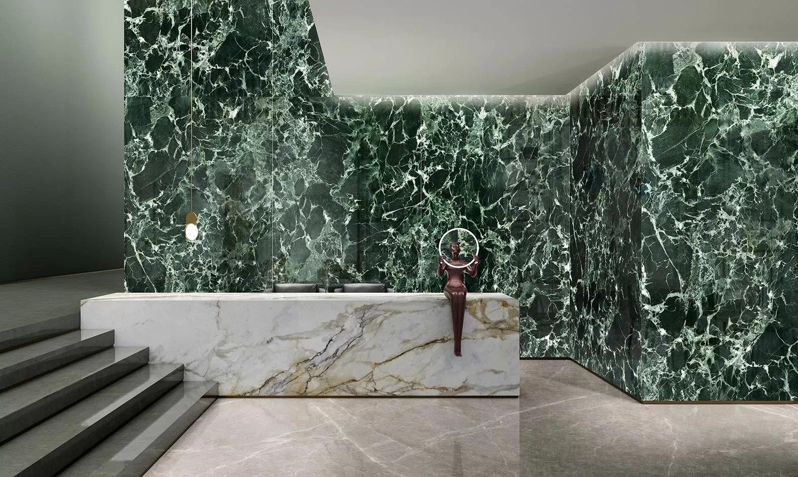 Керамогранит Prada Green Moreroom Stone